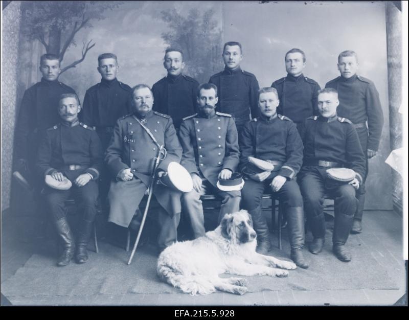 Tsaariarmee sõjaväelased.