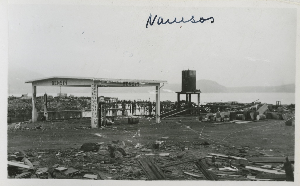 H. Evensen, Namsos. Krigsskader.