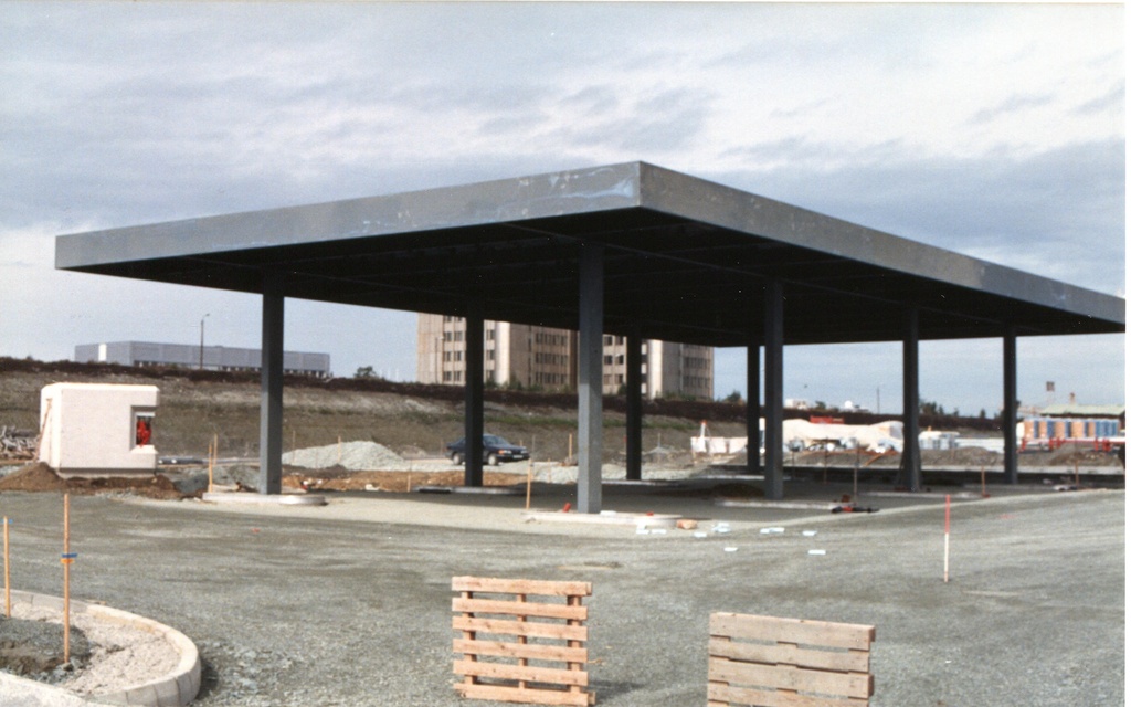 Bensinstasjon. Østre Rosten (City Syd), Trondheim