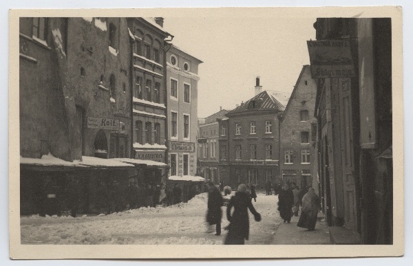 Tallinn, Vanaturukael, praegu Raekoja tänav.