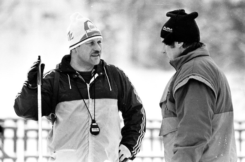 Suusatreenerid Tõnu Kinks ja Kalev Pulla