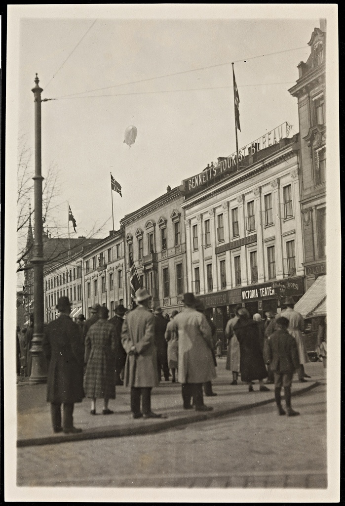 Luftskipet "Norge" over Oslo, April 14, 1926