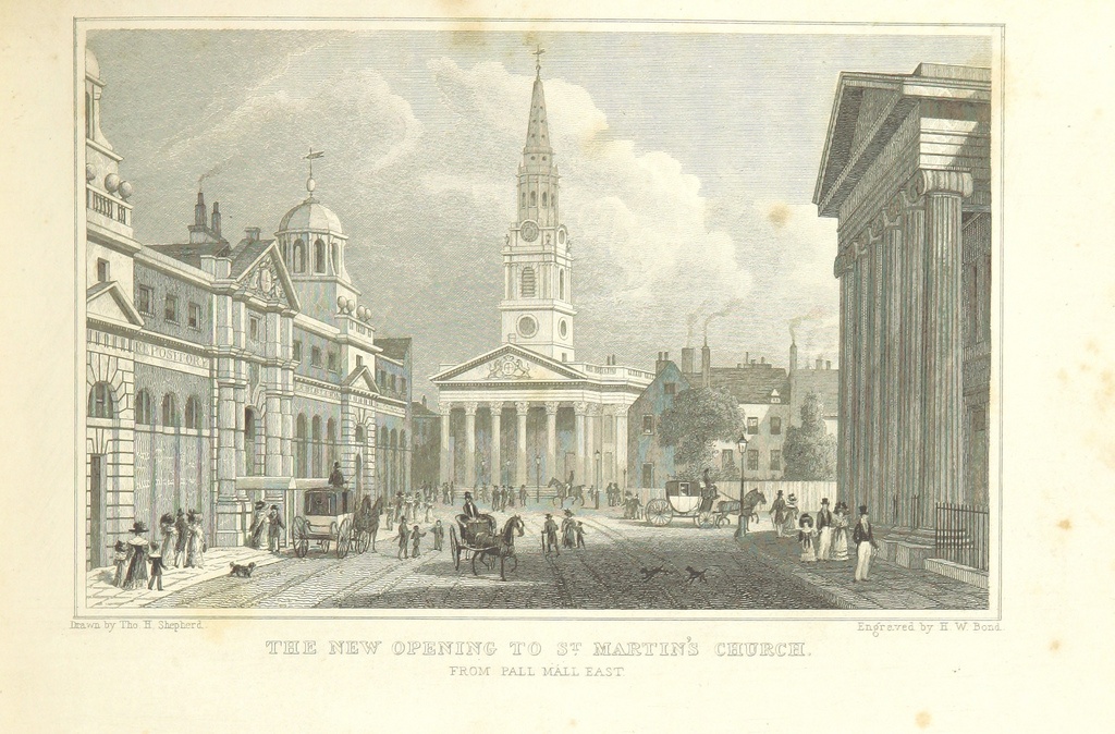 Image taken from page 193 of 'Metropolitan Improvements ... From original drawings by T. H. Shepherd, etc'