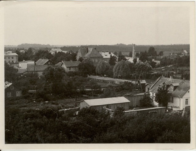 foto, vaade Pärnu tänavale Paides peale 1960