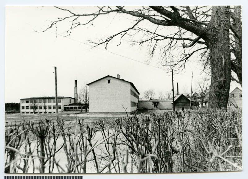 foto, Kolga-Jaani khk, Kolga-Jaani, kooli hooned, u 1985, foto E. Veliste