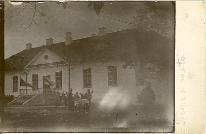 fotopostkaart, Väätsa mõisahoone 20.saj. alguses