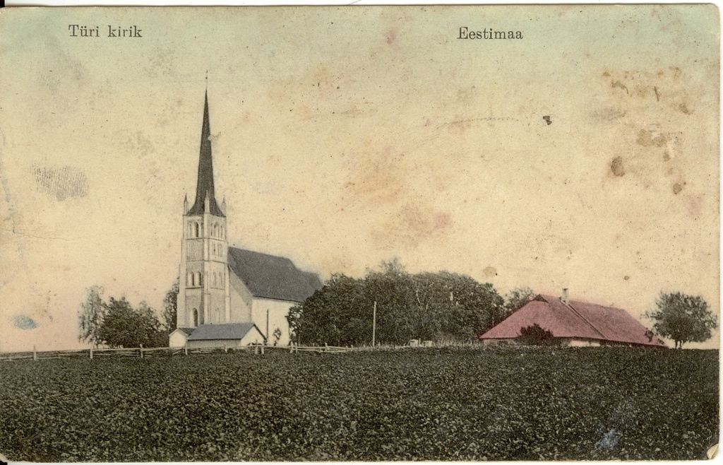 foto, Türi kirik 20.saj. alguses