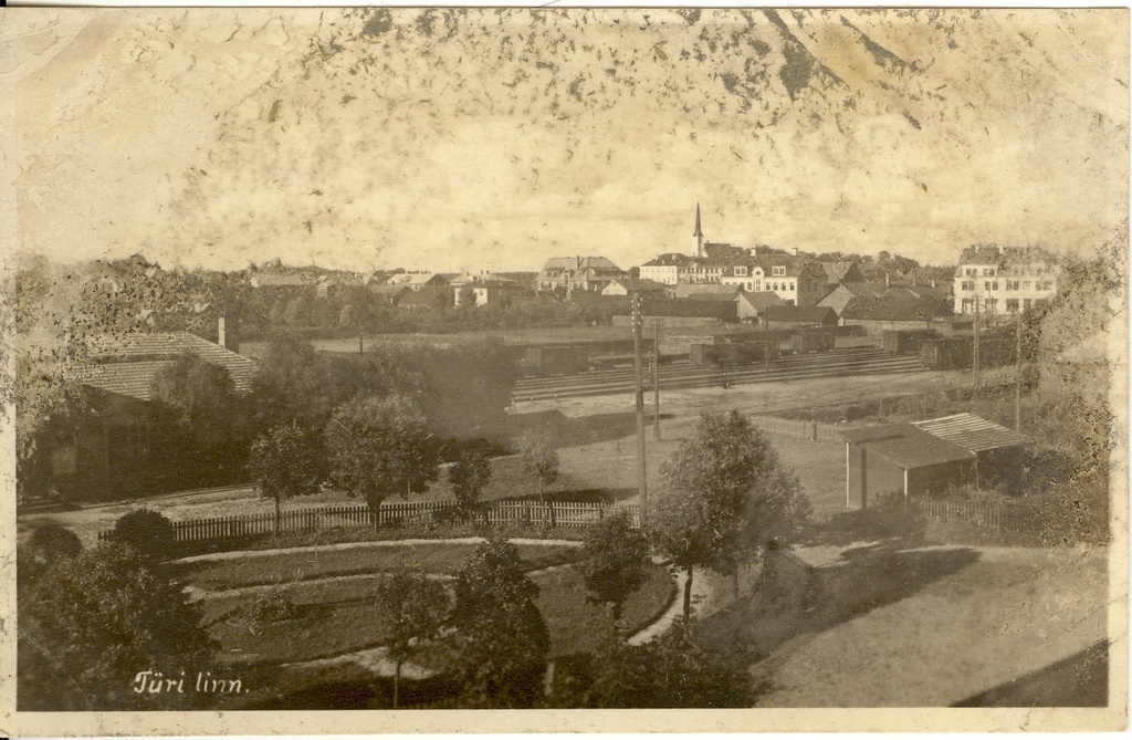 foto, Türi linna vaade 20.saj. alguses