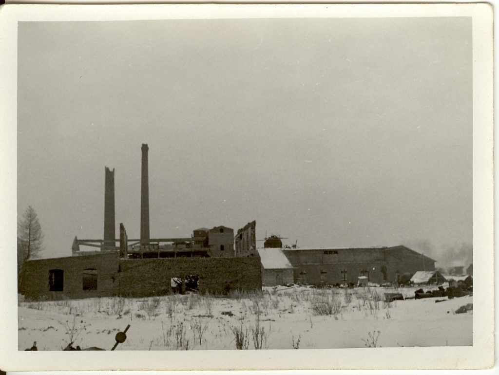 foto, Türi Paberi- ja Puupapivabriku varemed 1940-ndatel a.