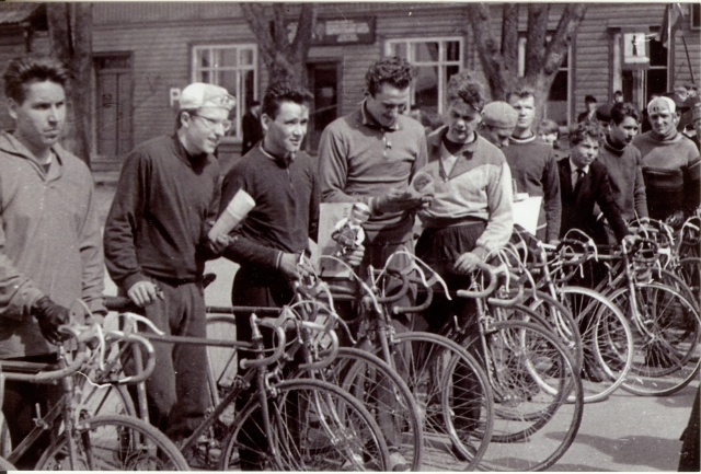 foto Paide-Rakvere velotuuri start 1970-ndatel a.