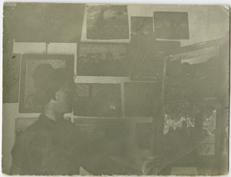 Herman Halliste maalimas