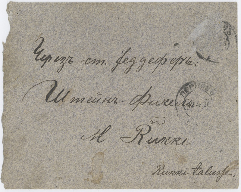 Madis Rukki kiri vennale Mihklile, 1906