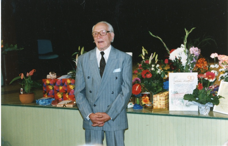 Daniel Vardja 90 sünnipäev. Juubilar peab kõnet