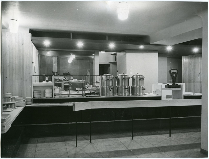 Tallinna TK, Sööklate, Restoranide ja Kohvikute trust 1949 - 1973.a. Restoran "Euroopa" pirukabaar, Viru tn. 16.