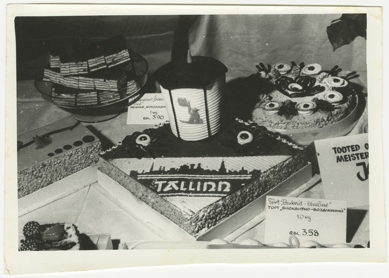 Kohvik "Tallinna" tootmisjuhti meisterkondiiter Leonid Heina arhiiv. Tort.