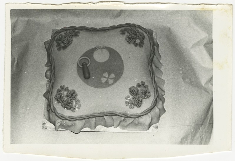 Kohvik "Tallinna" tootmisjuhti meisterkondiiter Leonid Heina arhiiv. Tort.