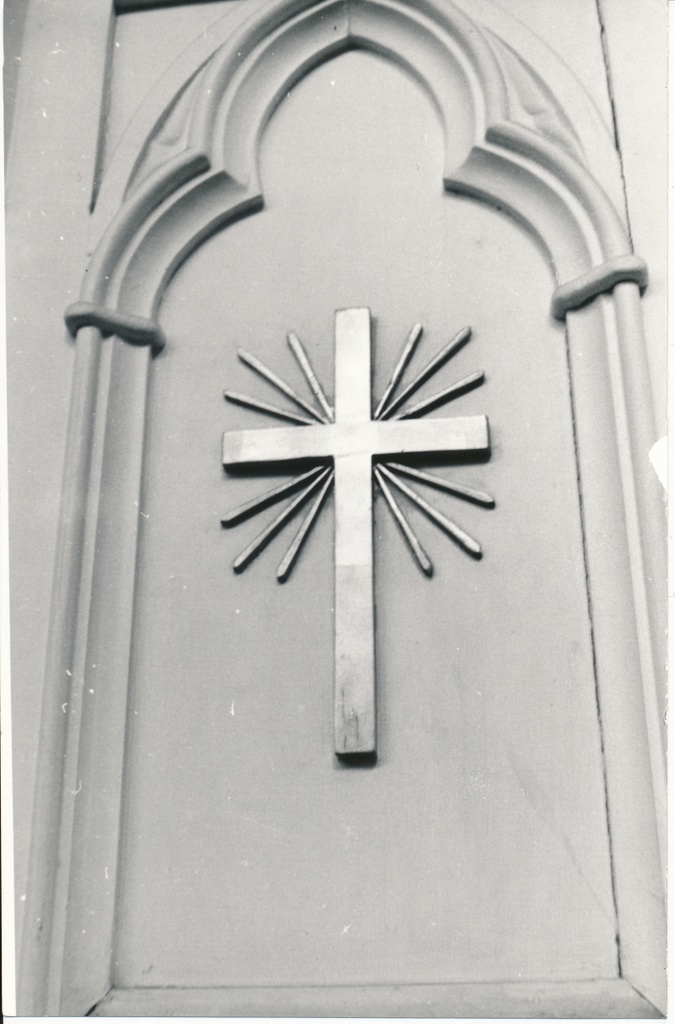 Rist - detail Ruhnu kivikirikus