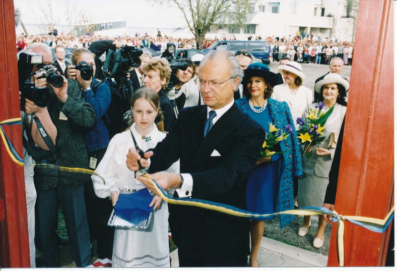 Rootsi Kuningapaar Rannarootsi muuseumis 05.05.2002