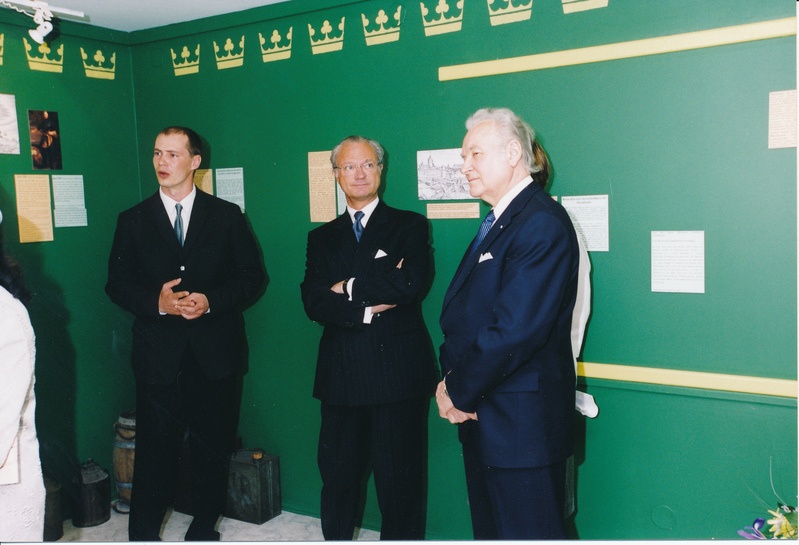 Rootsi Kuningapaar Rannarootsi muuseumis 05.05.2002