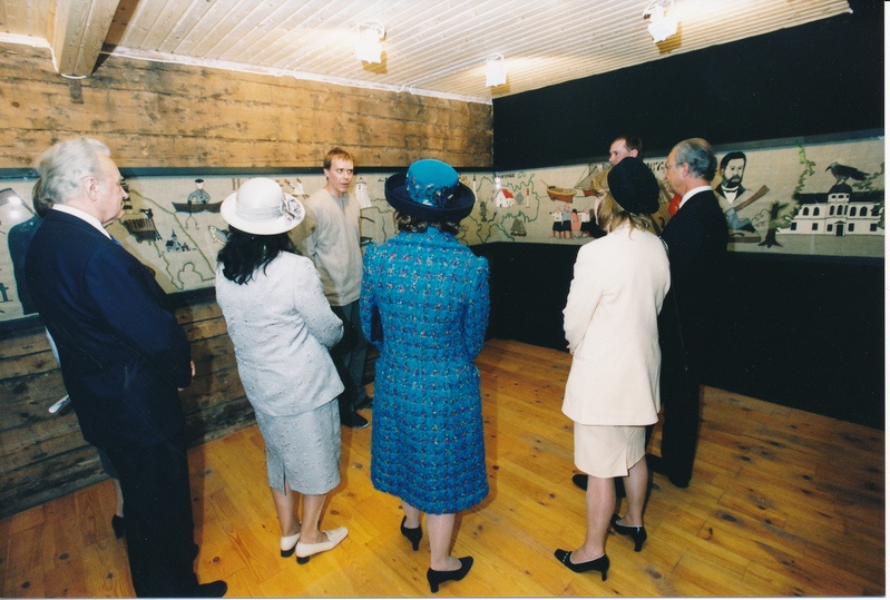 Rootsi Kuningapaar Rannarootsi muuseumis 05.05.2002