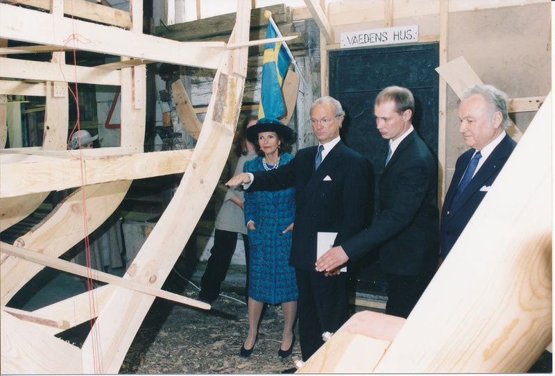 Rootsi Kuningapaar Rannarootsi muuseumis 05.05.2002