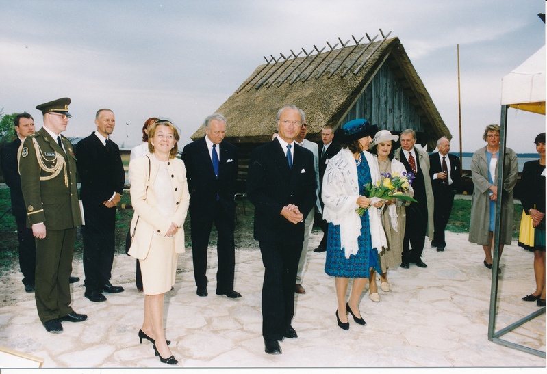 Rootsi Kuningapaar Rannarootsi muuseumis 05.05.2002