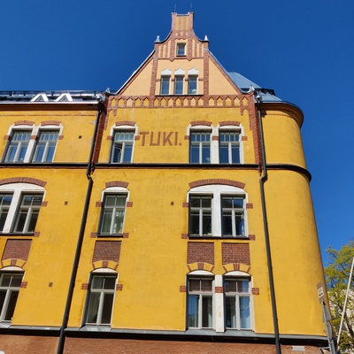 Kauppiaankatu 13. Piirtänyt rakennusmestari Heikki Kaartinen, valmistunut 1903. rephoto