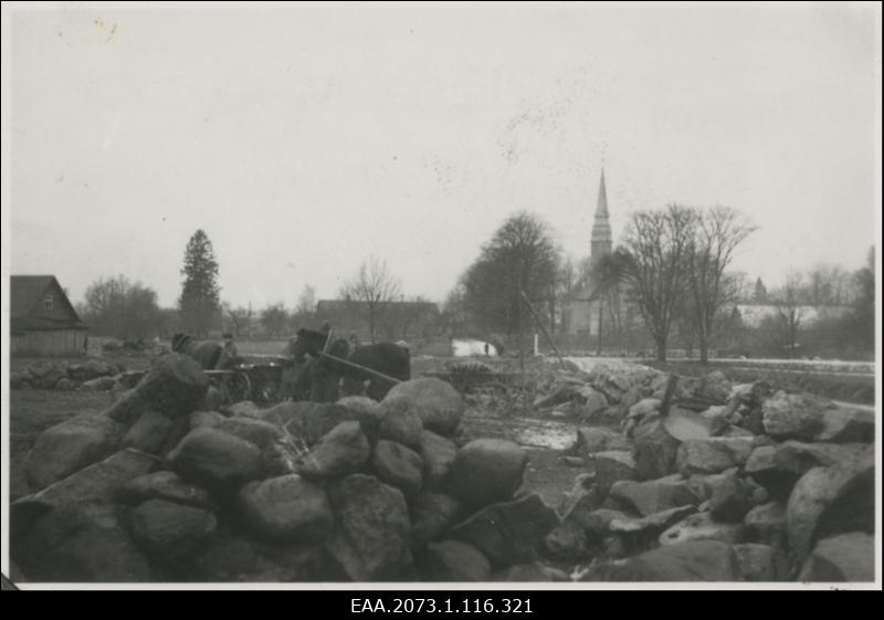 Vaade Palamusele üle kiviaia aleviku piiril