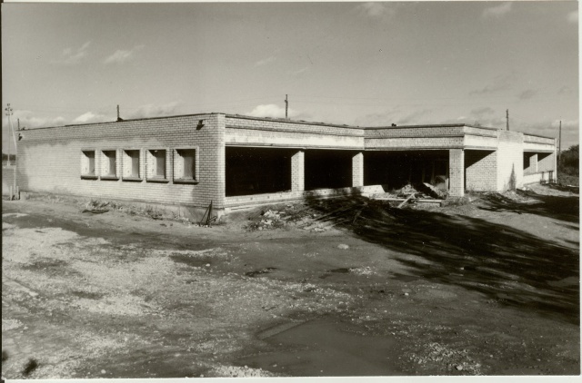 foto Türi-Alliku kaupluse ehitamine 1985