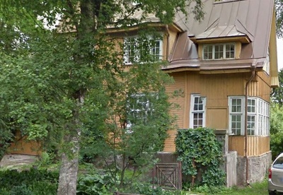 Elamu Tallinnas Lääne tee 30. Arh. Karl Burman rephoto