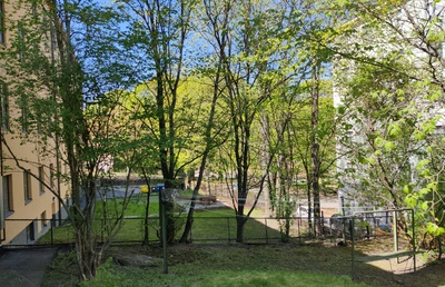 Torkkelinmäki, vasemmalla Franzeninkatu 6, 8, oikealla Franzenink rephoto