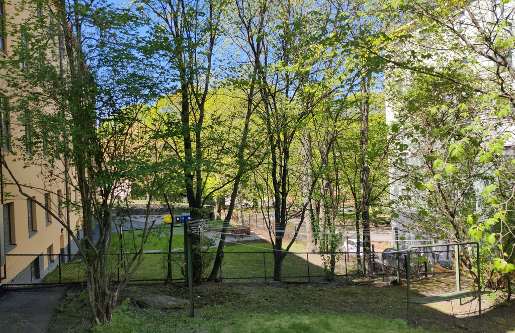 Torkkelinmäki, vasemmalla Franzeninkatu 6, 8, oikealla Franzenink rephoto