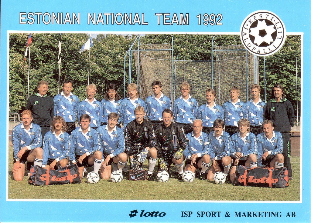 Eesti rahvusmeeskond jalgpallis 1992