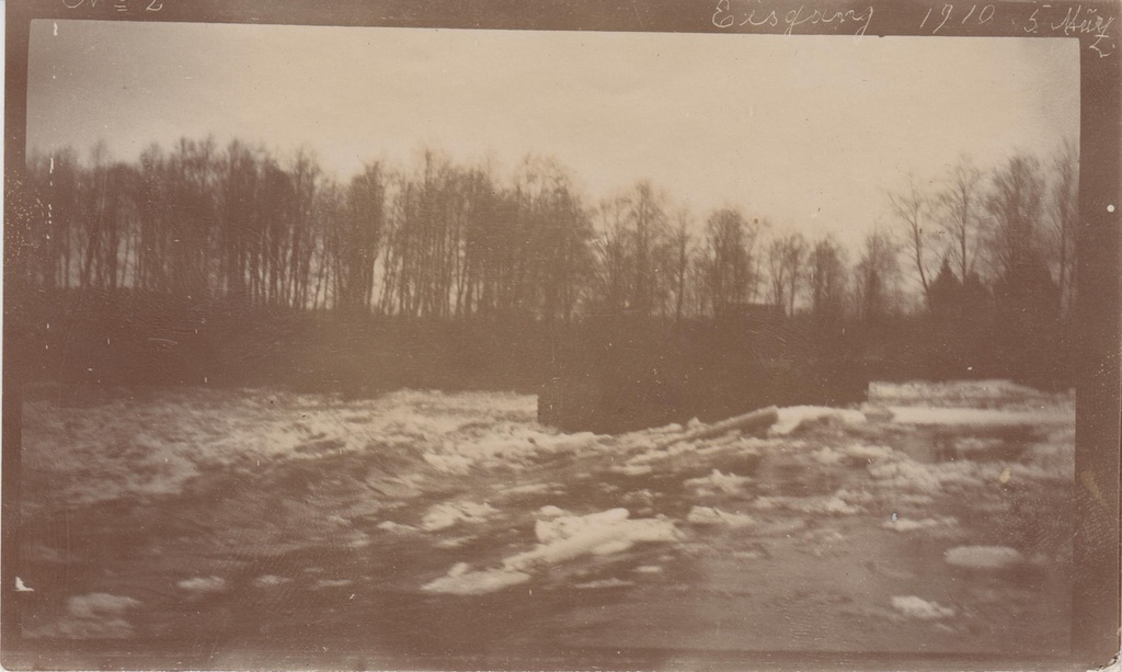 Jääminek jõel 1910. a.