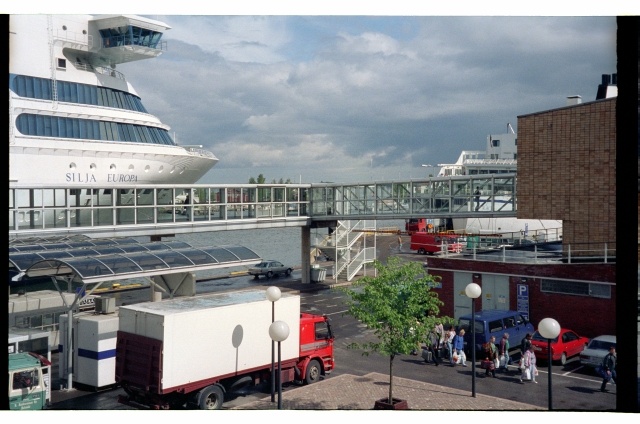 Reisilaev Silja Europa Helsingi Lõunasadama Olümpiaterminalis