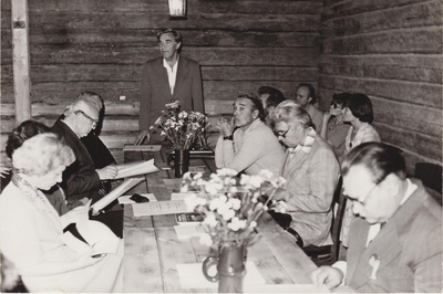 C. R. Jakobsoni Talumuuseumi teaduslik nõukogu Kurgjal jahu-ja saeveskis.  similar photo