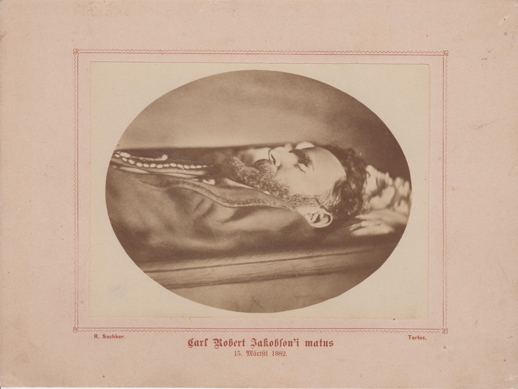 Carl Robert Jakobsoni matus.