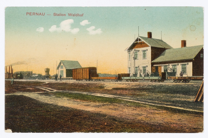 Pärnu. Papiniidu raudteejaam (Waldhof)