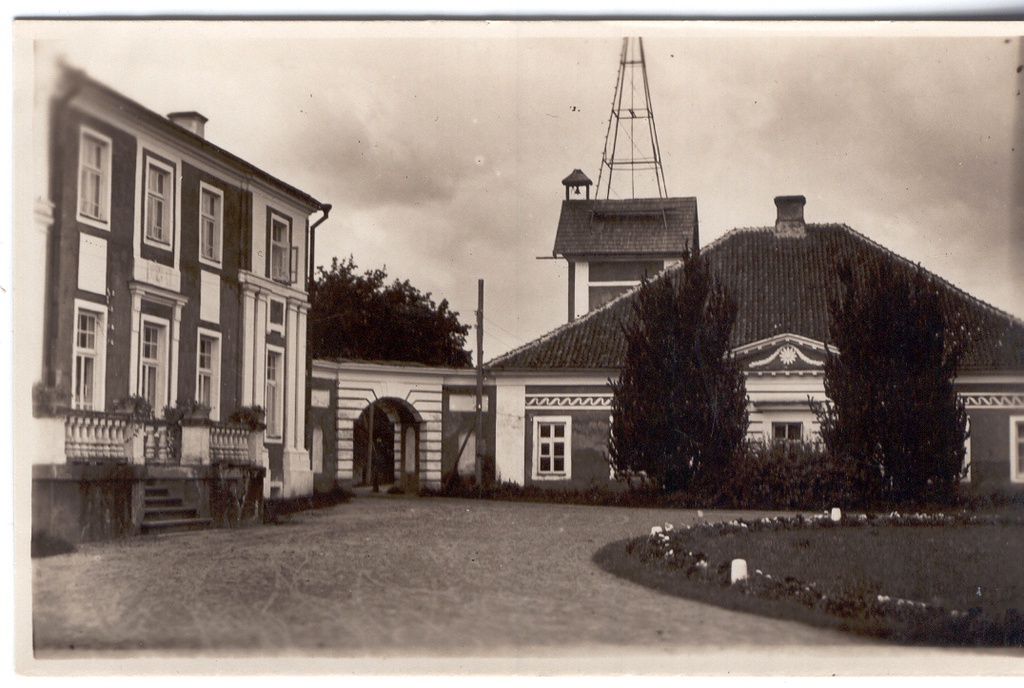 Trükipostkaart. Väimela põllumajanduskooli hoone .O.Haidaku trükk