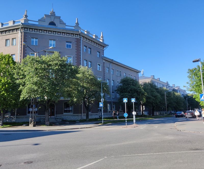 New dwellings of Volta employees on Käspert Street. rephoto