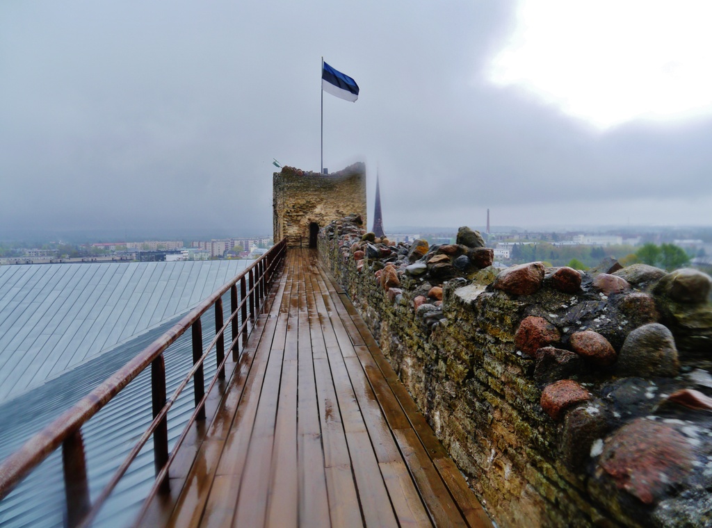Rakvere Ordensburg Rakvere Brücke 2 - Linking bridge of Rakvere Castle, Rakvere, Estonia