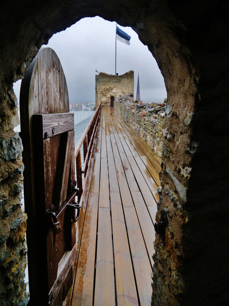 Rakvere Ordensburg Rakvere Brücke 1 - Linking bridge Rakvere Castle, Rakvere, Estonia