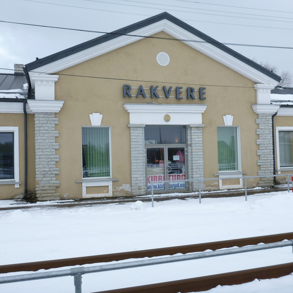 Rakvere railway station - winter 1 - Rakveren rautatieasema
