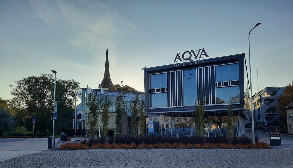 Aqva Hotel & Spa hoone - Aqva Hotel &amp; Spa building at Parkali str 4 in Rakvere