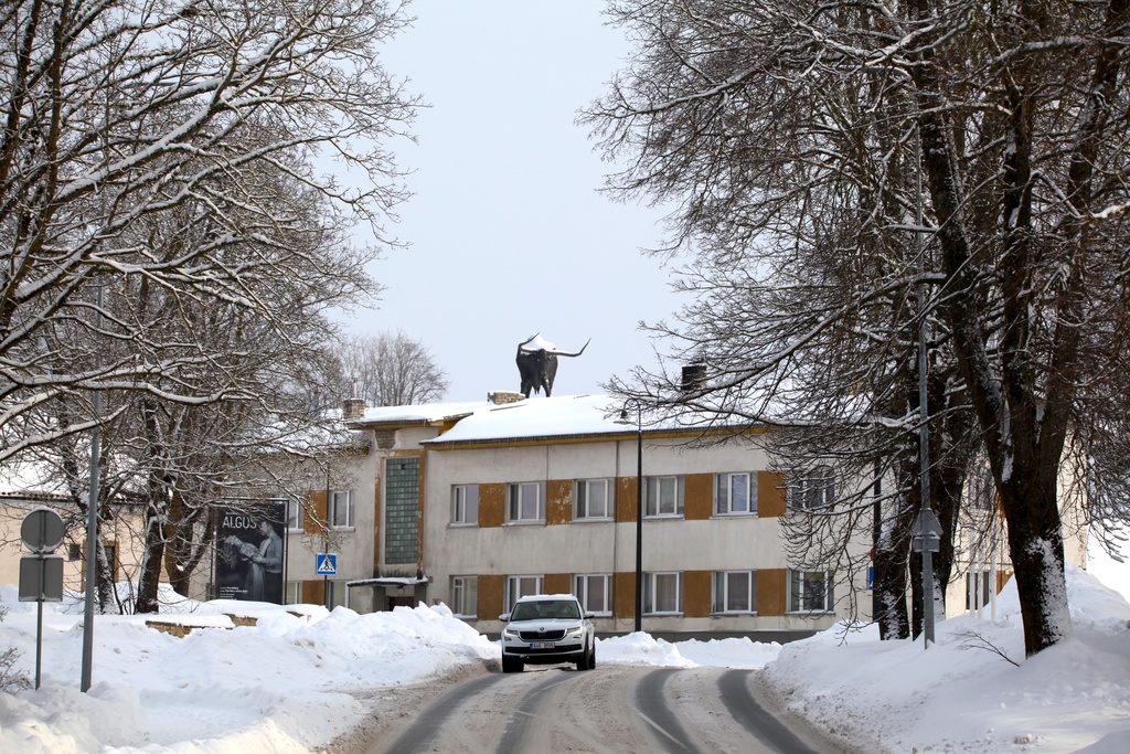 Fr. R. Kreutzwaldi street in Rakvere, Estonia