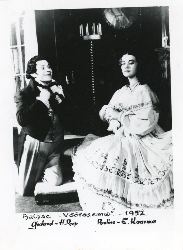 Balzac "Võõrasema" Godard - Helend Peep jaPauline- E. Kaarma