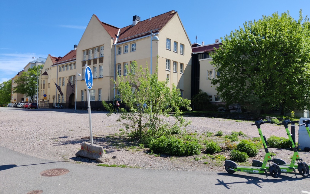 Marian sairaala, postikortti. rephoto