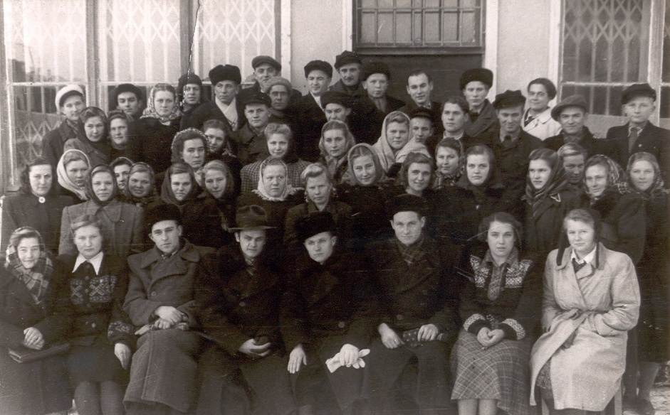 Foto. Võru rajooni komsomoliaktivistid.