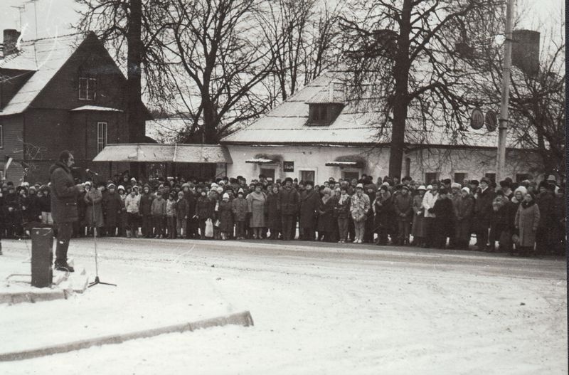 Leedu ohvrite mälestamine Põlvas