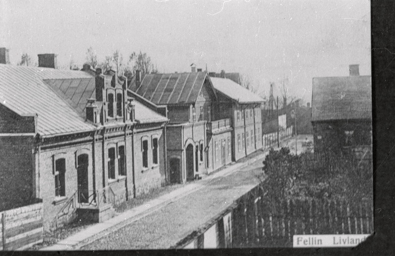 negatiiv, koopia fotost, Projekti (Eha) tn, Viljandi, u 1905